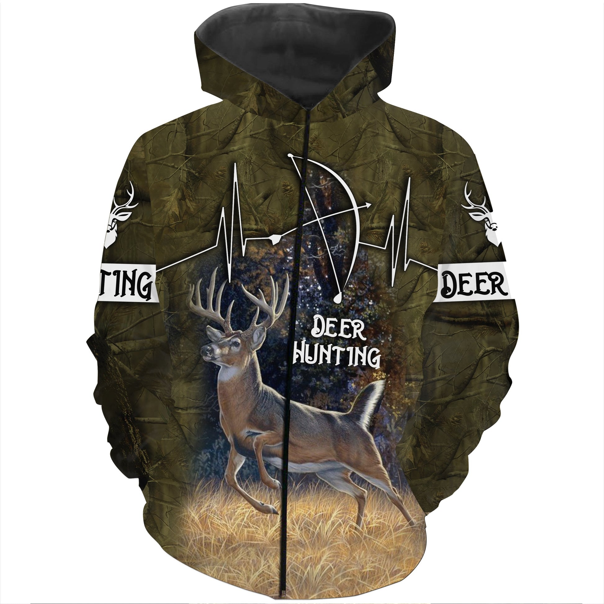 Best Deer hunting 3D All over print Shirts, Face shield - Hunting gifts for Men, Women and Kid- FSD392