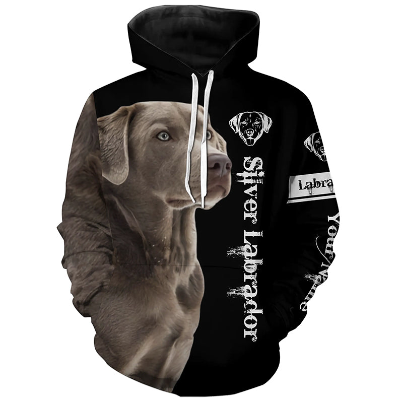 Silver Lab 3D All Over Printed Shirts Hoodie Hoodie