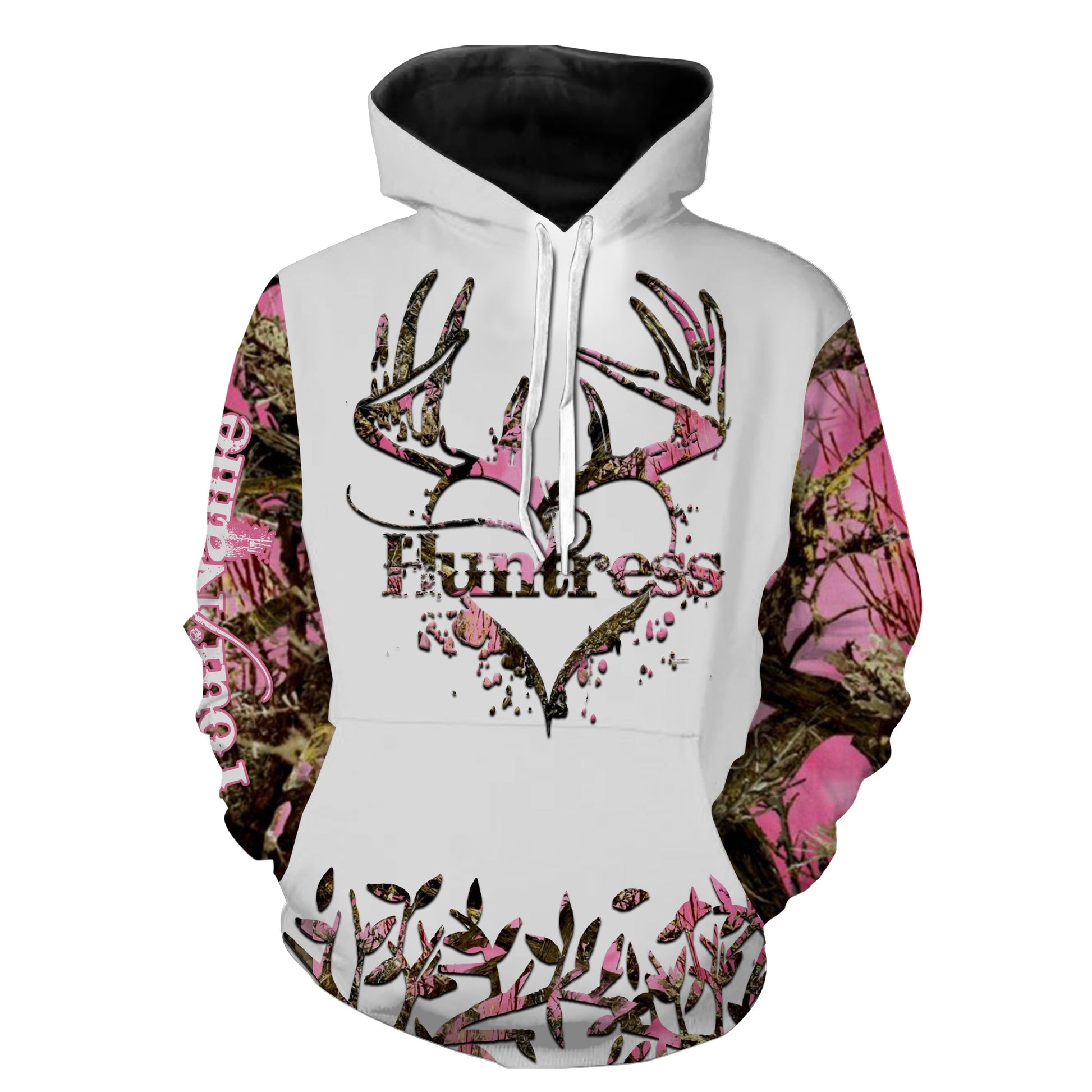 Country girl Huntress Deer hunting pink camo Full printing Shirts Personalized gifts FSD1077