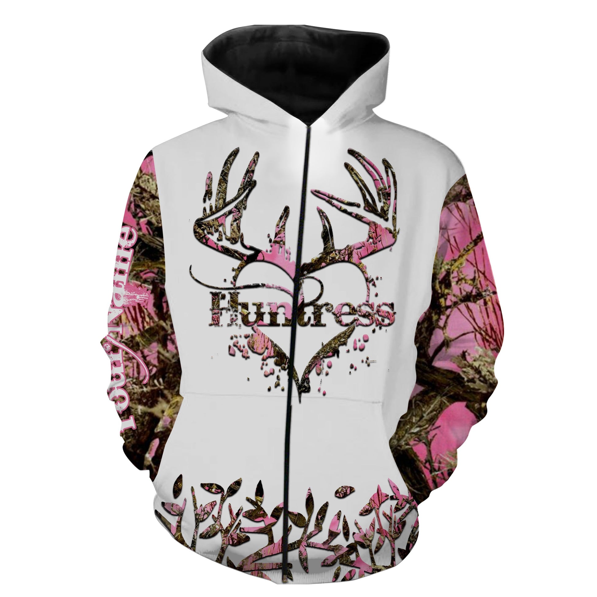 Country girl Huntress Deer hunting pink camo Full printing Shirts Personalized gifts FSD1077