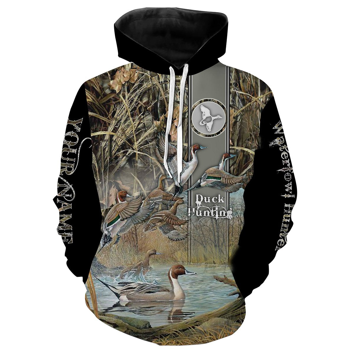 Duck hunting Custom Name 3D All over print Shirts - Personalized Duck hunting gift - FSD123 Hoodie