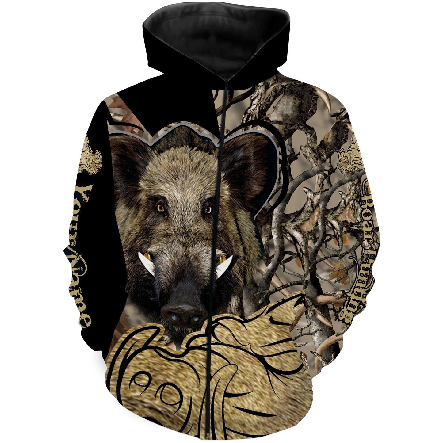 Boar hunting Custom Name 3D All over print Shirts