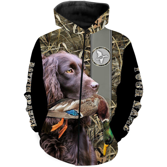 Boykin Spaniel Duck Hunting Dog Waterfowl Camo Custom full printing Shirts, Duck hunting Gifts FSD3348