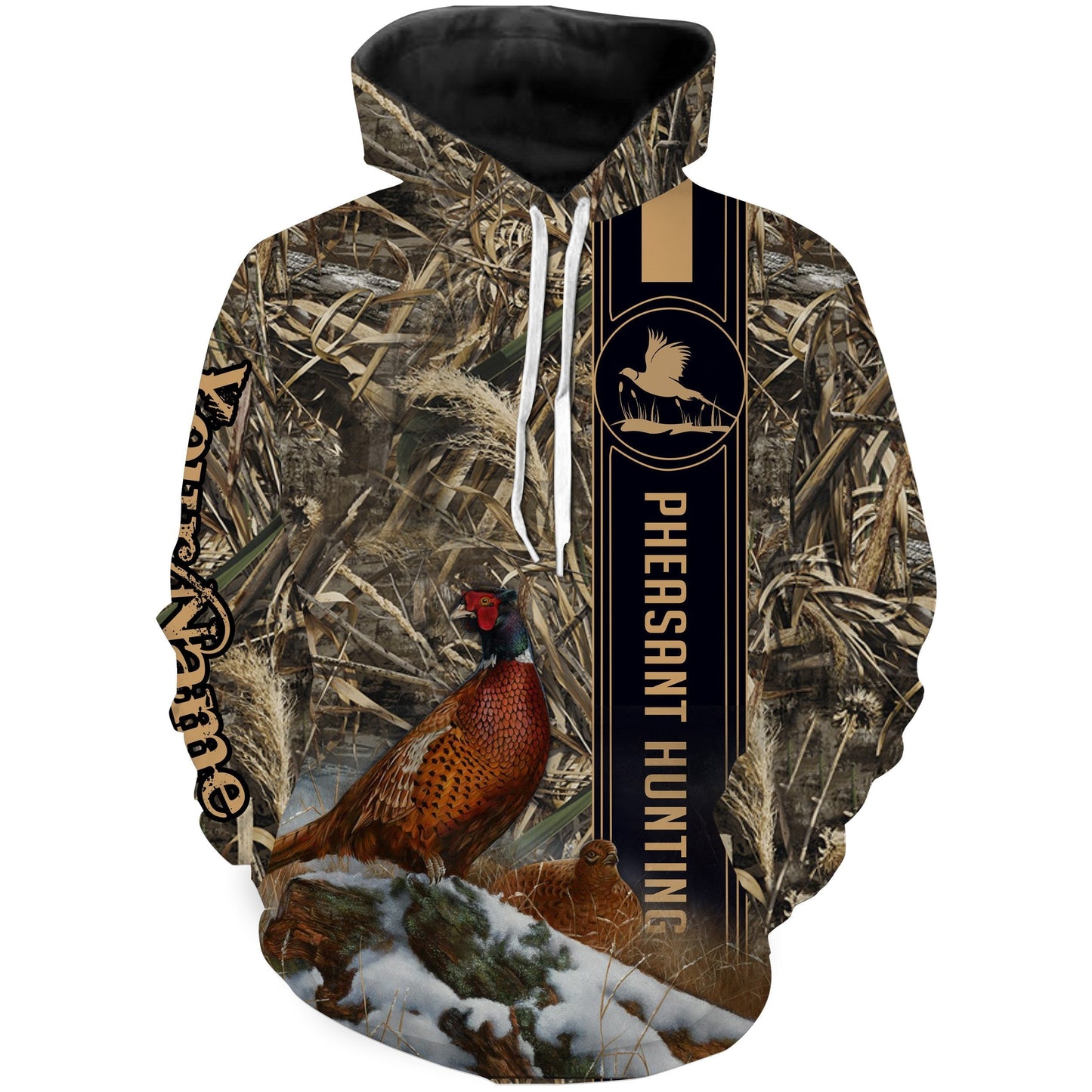 Pheasant Hunting Custom Name 3D All Over Printing Shirt Personalized Hunting Gifts Fsd439 Hoodie Hoodie