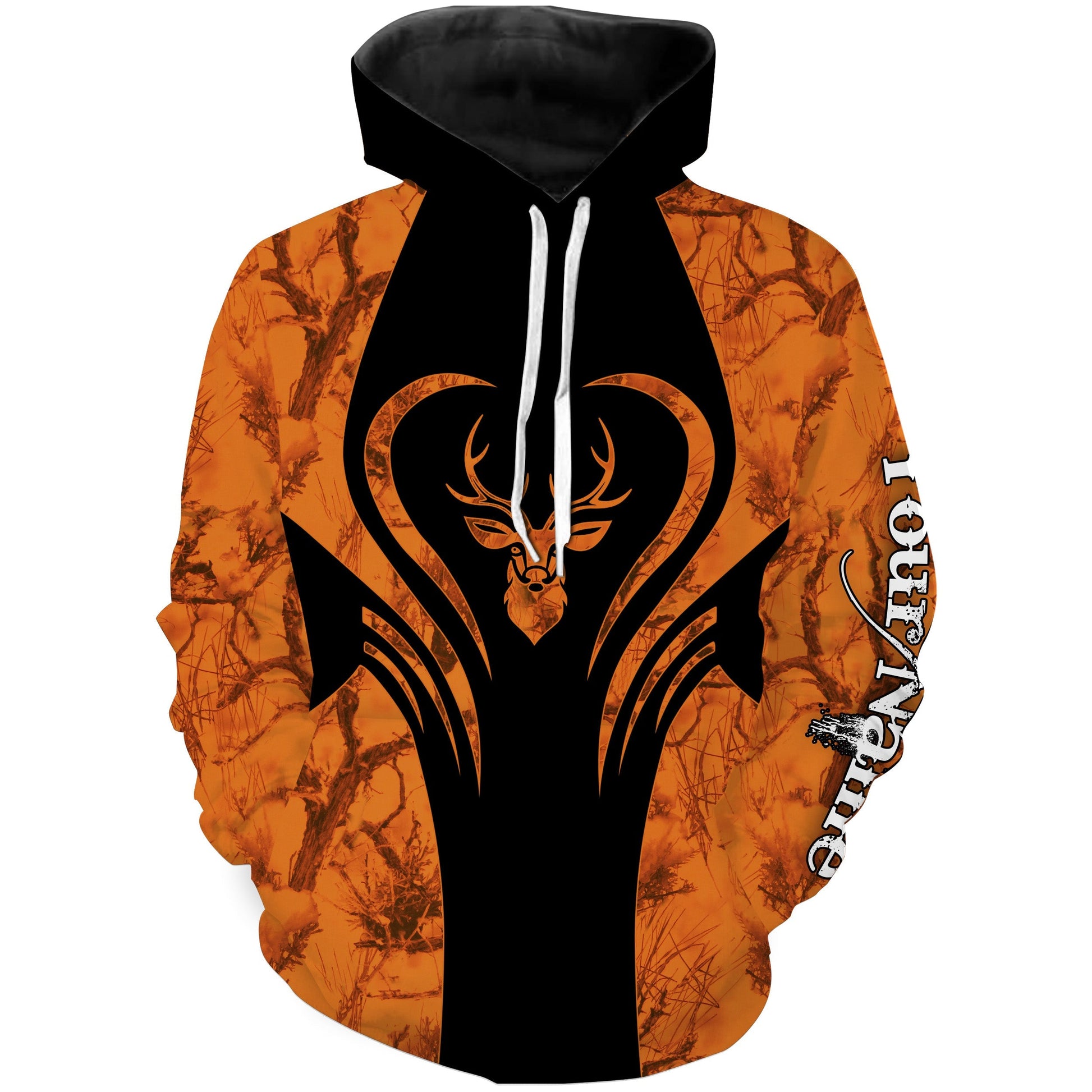 Deer hunting Deer head Orange camouflage 3D full printing Shirt