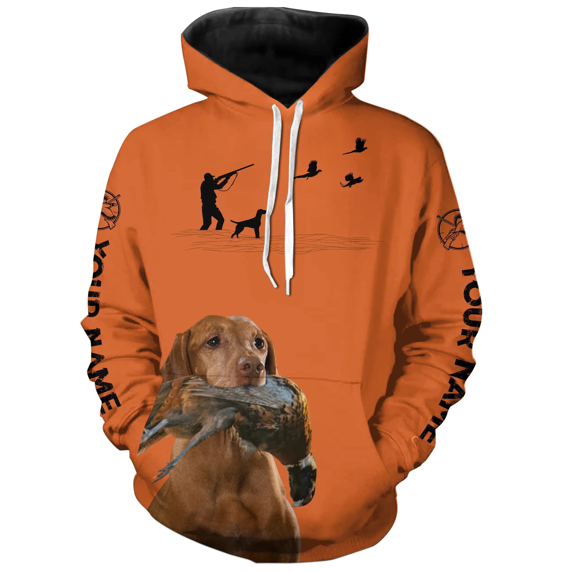 Vizsla Pheasant Hunting clothes, best personalized Upland hunting clothes, hunting gifts FSD3905 Hoodie