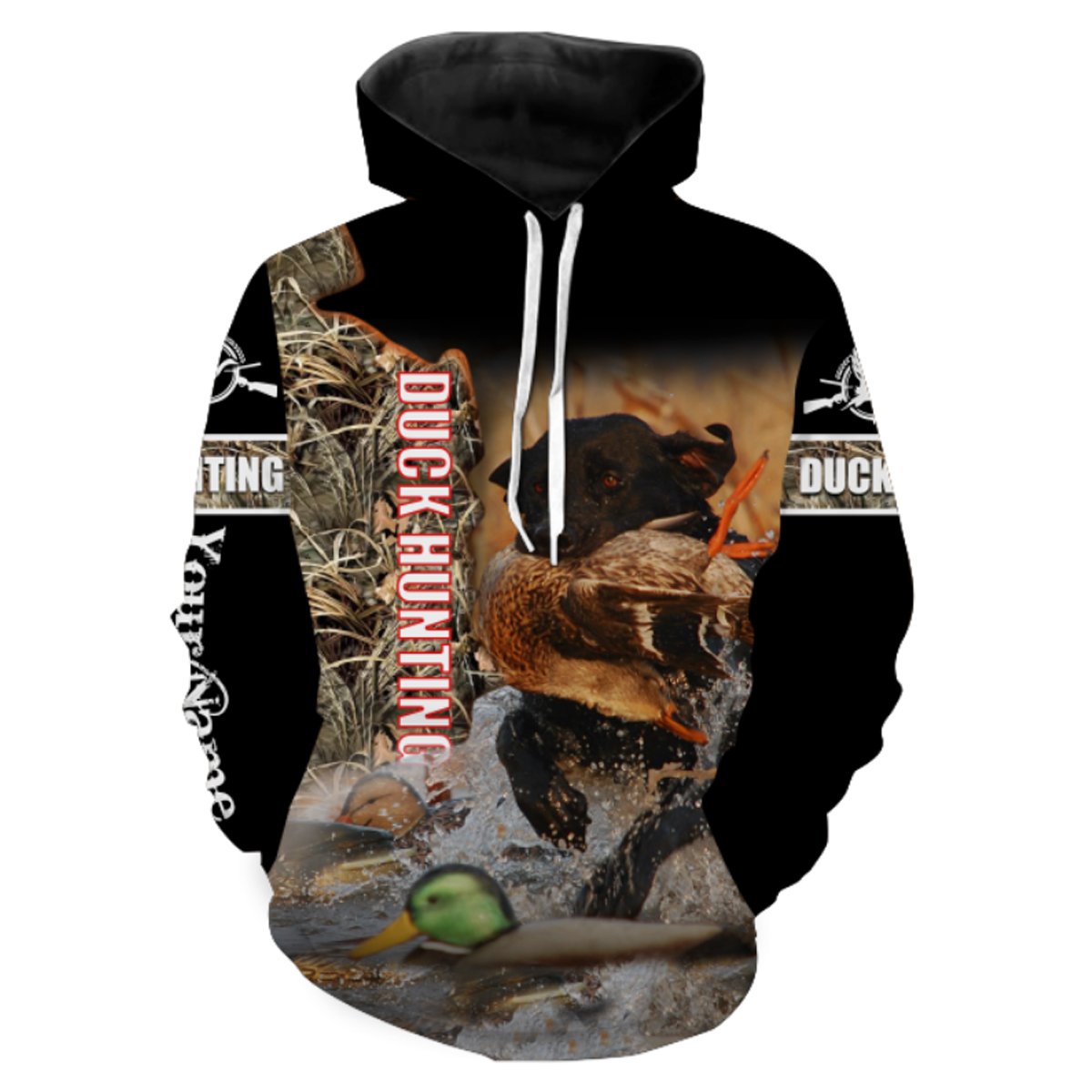 Duck Hunting Custom Name 3D All over print Shirts - Personalized hunting gift - FSD169