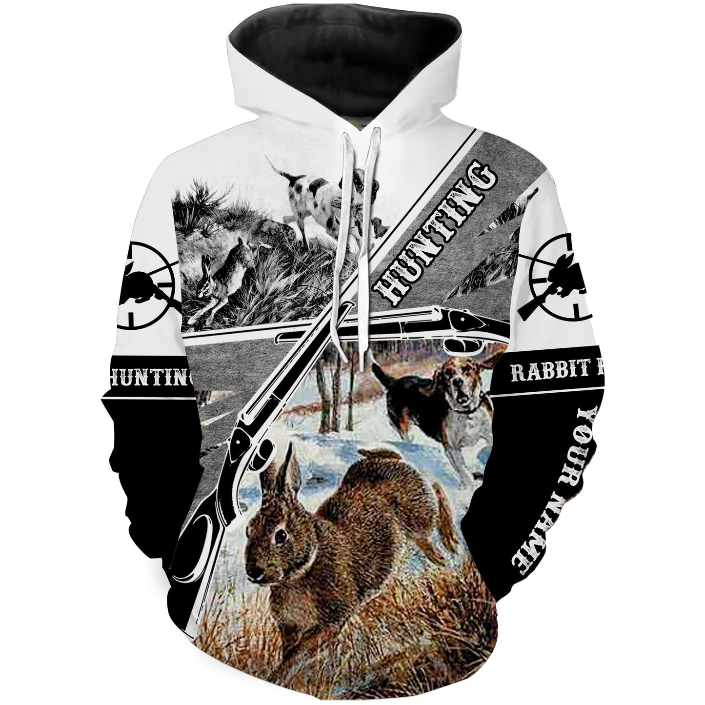 Rabbit Hunting With Beagle Custom Name Shirts For Rabbit Hunter  Hoodie Hoodie