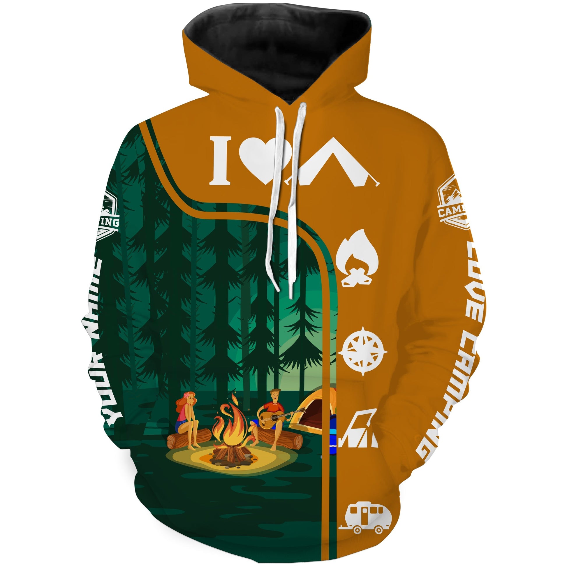 Love Camping Personalized Shirt 3D Full Printing Hoodie Hoodie