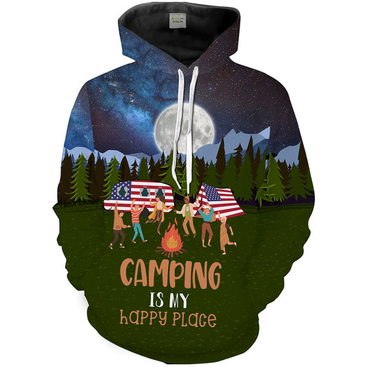 Camping Is My Happy Place Shirt