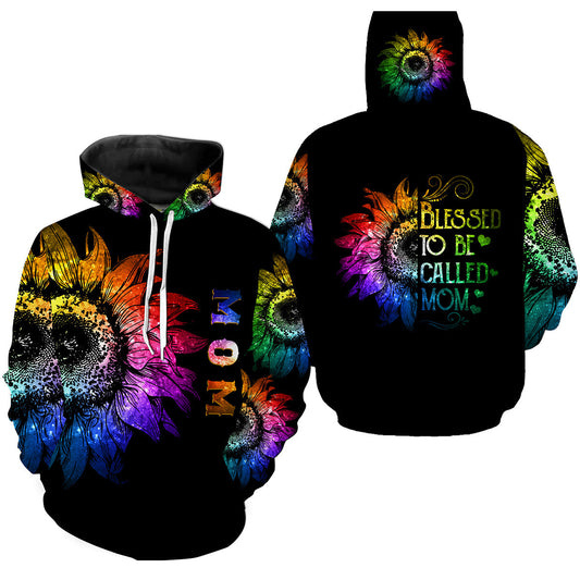 Mom Sunflower Personalized Shirt 3D Full Printing Hoodie Hoodie