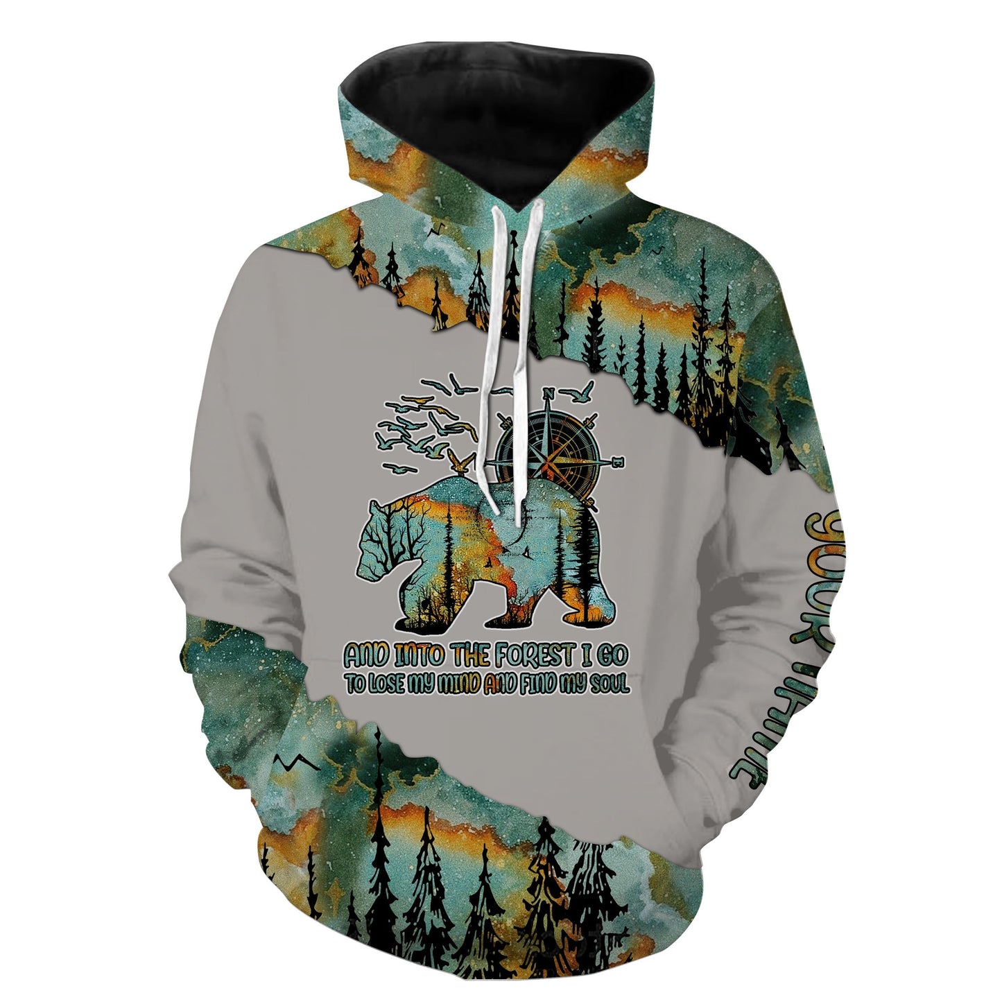 Camping Bear Customized 3D Shirt