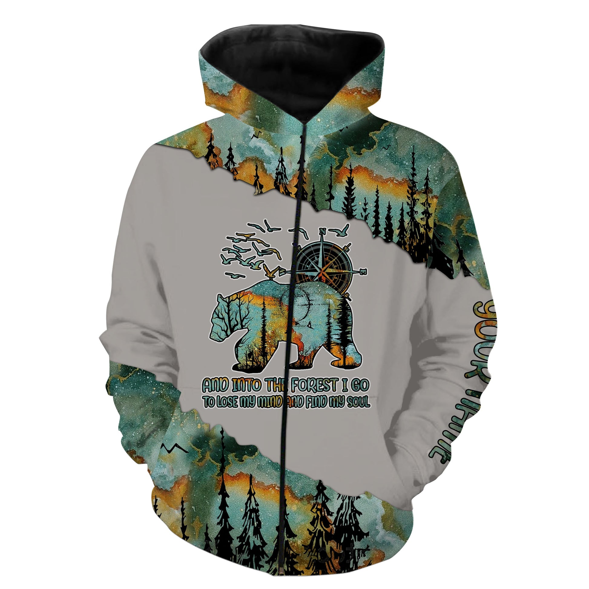 Camping Bear Customized 3D Shirt