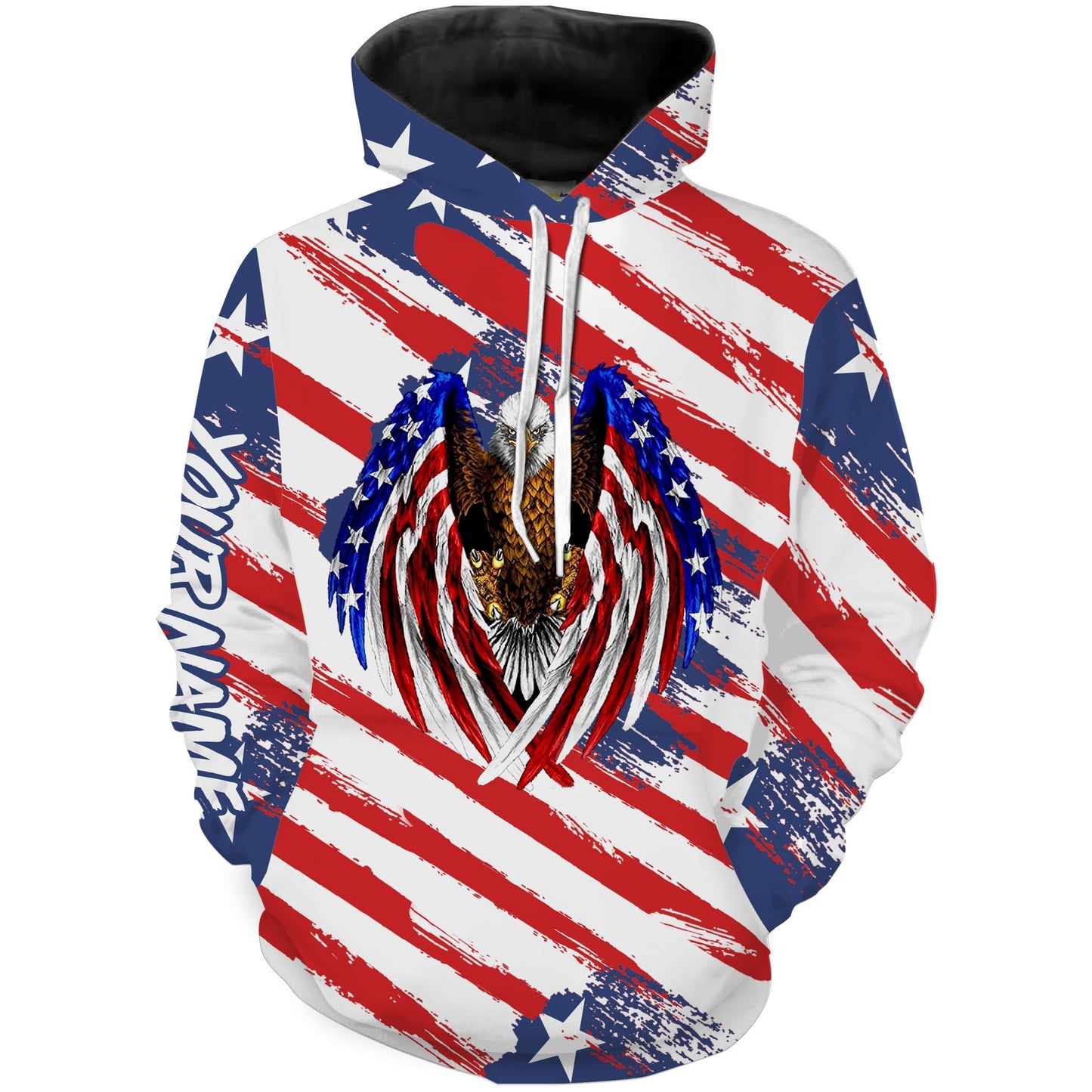 Personalized Eagle American Flag 3D Shirt, Patriotic Outfit For 4Th July - TNN613