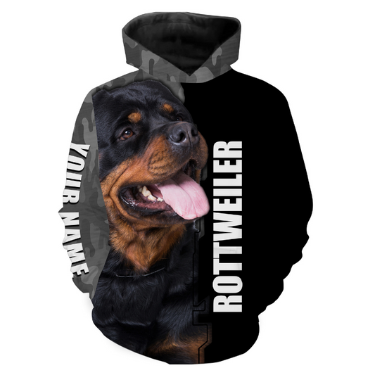 Personalized Love Rottweiler Hoodie Long Sleeve| Rottweiler Shirt For Rottweiler Lover Dog Lover Gift Jtsd277 Hoodie Hoodie