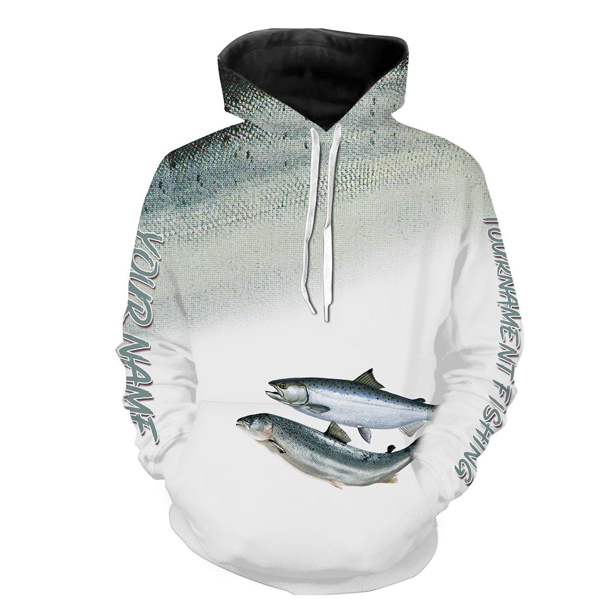 Chinook Salmon Tournament fishing Customize name All over print shirts personalized fishing gift - IPH924 Hoodie