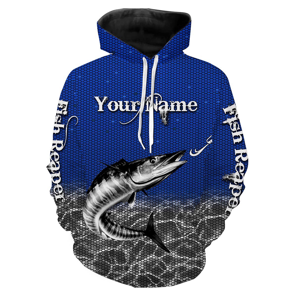 Wahoo fishing Fish Reaper Customize name All over print shirts Personalized Fishing gift for men and women - IPH969