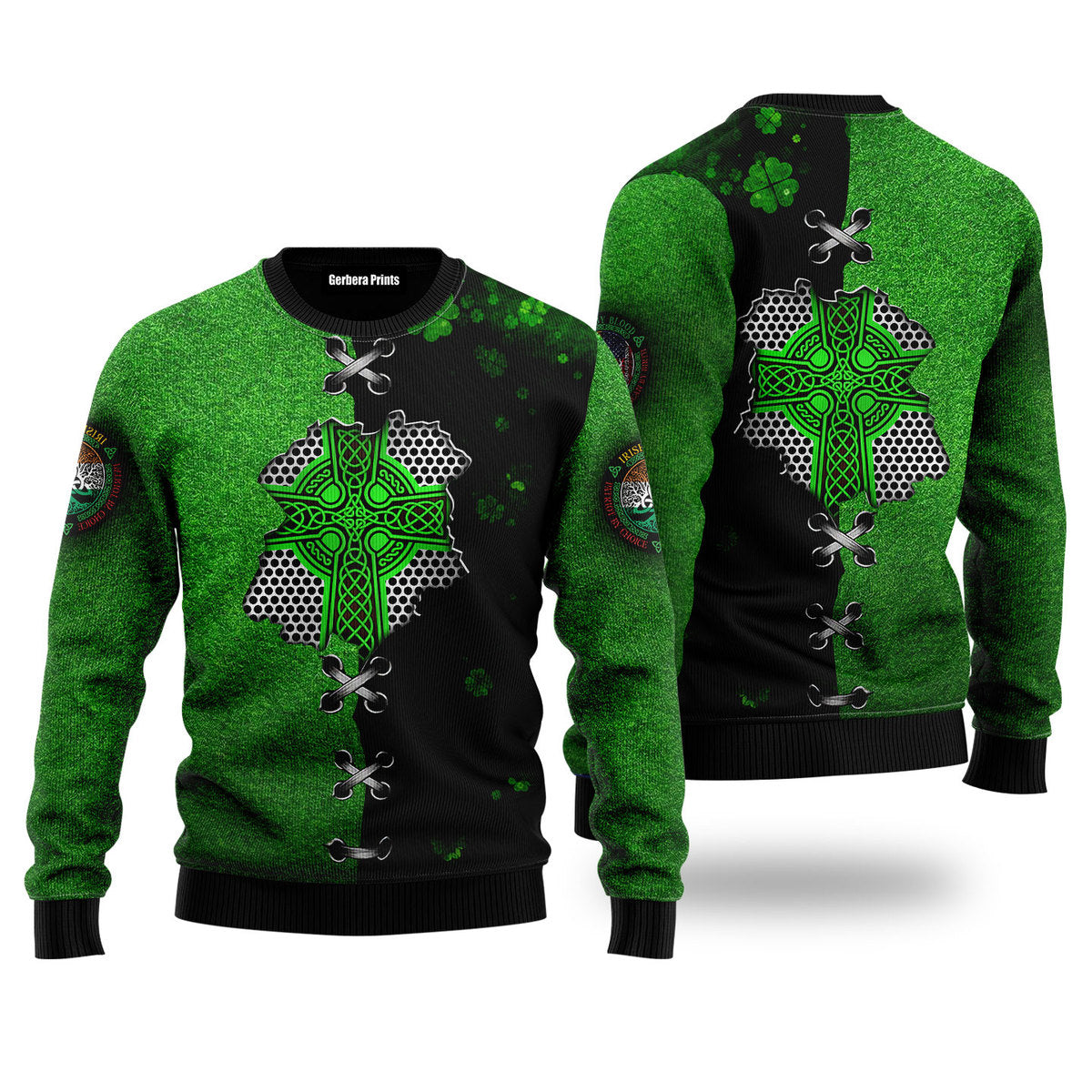 Irish St.Patrick Celtic Knot Ugly Christmas Sweater | For Men & Women | UH2217