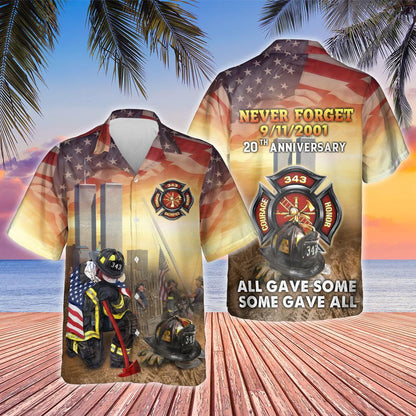 Firefighters The Brave Of 9/11 Shirt Hawaiian