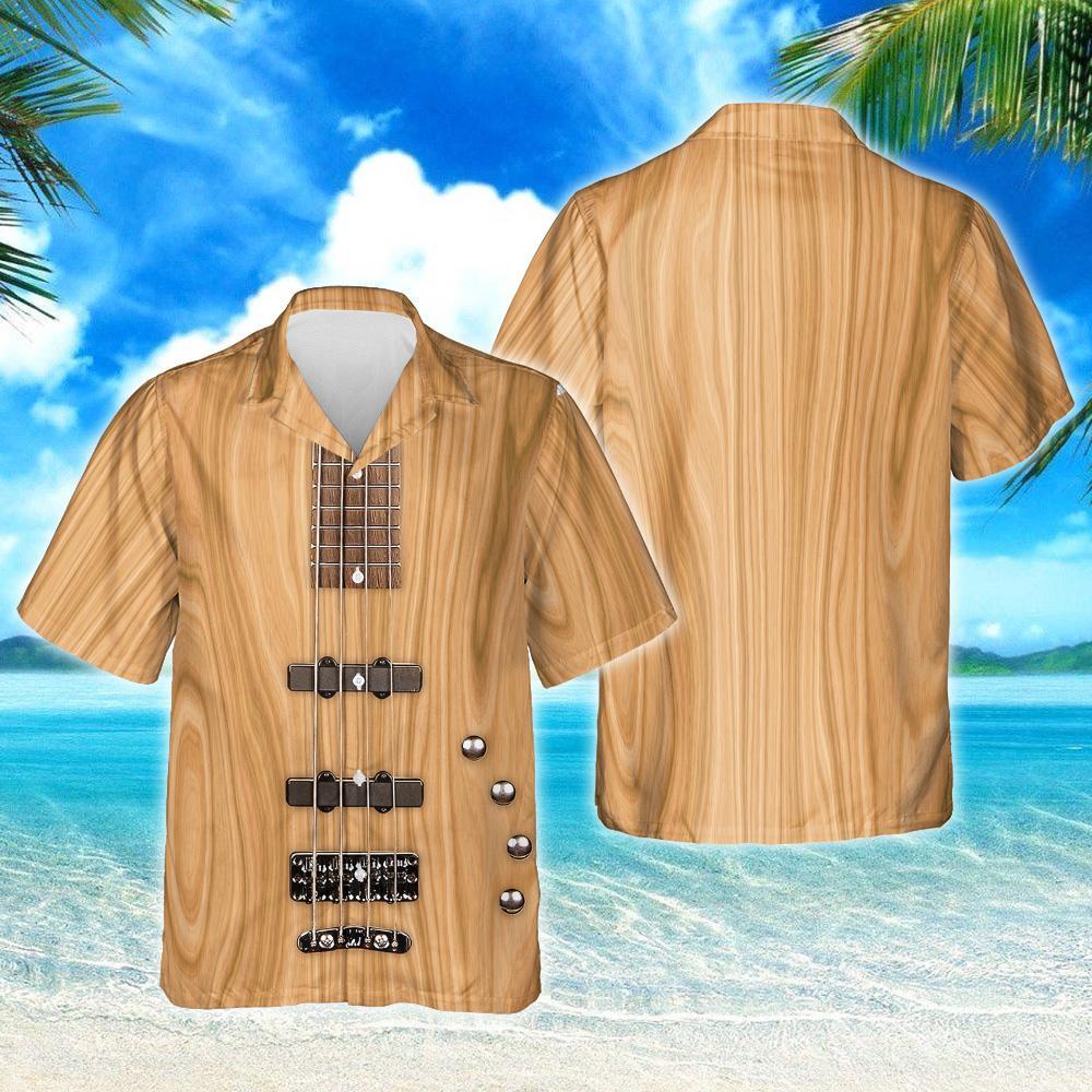 Warwick Bass Guitar Shirt Thh3199Hw Hawaiian