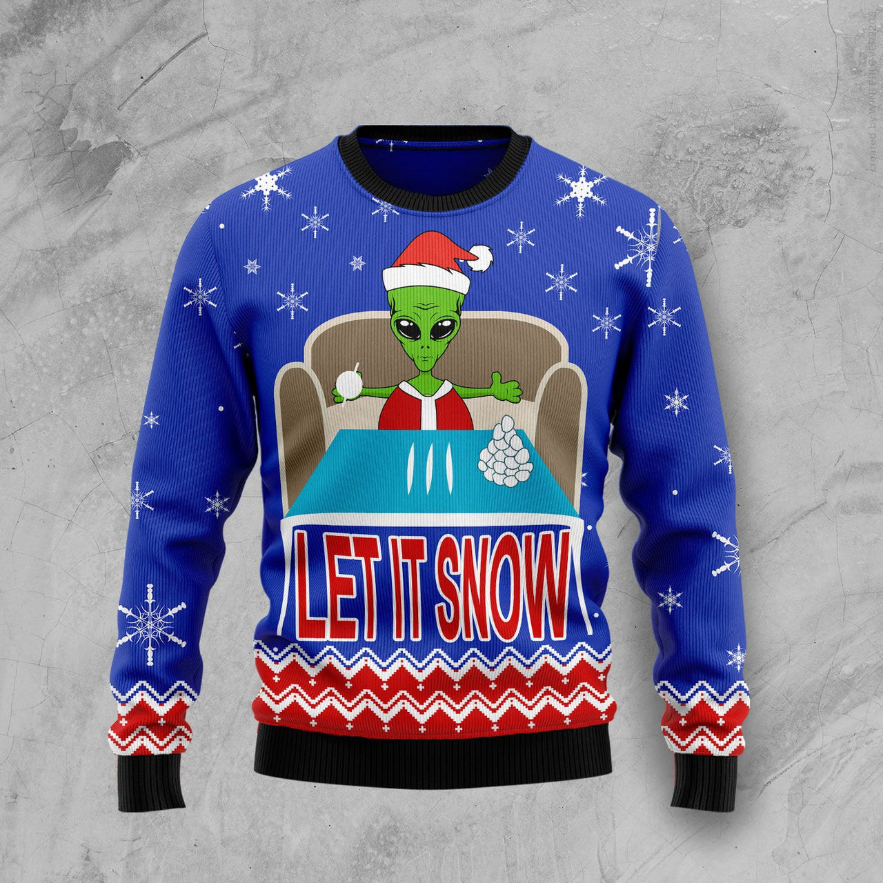 Let It Snow Ugly Christmas Sweater 