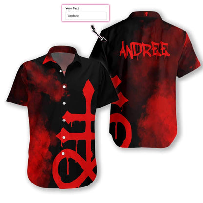 Levithan Satanic Goth Gothic Custom Hawaiian Shirt