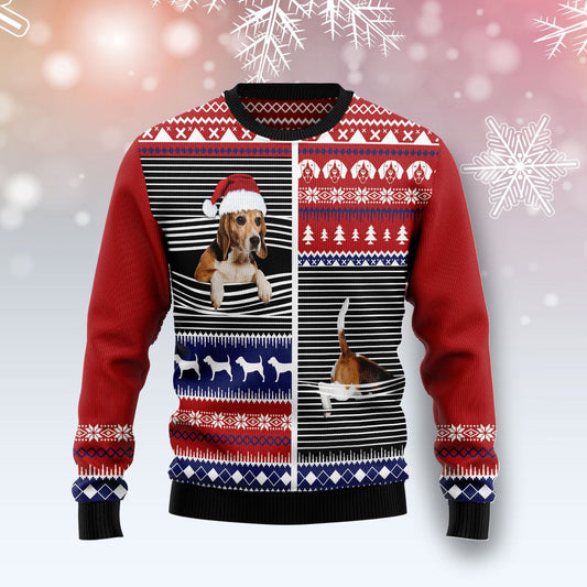 Lovely Beagle Ugly Christmas Sweater 