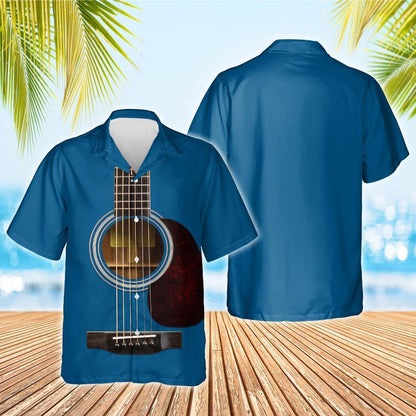 Acoustic Guitar Shirt Thh3198Hwv4 Hawaiian