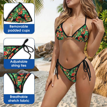 St. Patricks Day Bikini Set, Tropical Holiday Two Piece Swimsuit | Azhawaiian