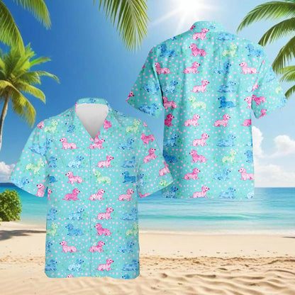 Dachshund Hawaiian Shirt For Men| Azhawaiian