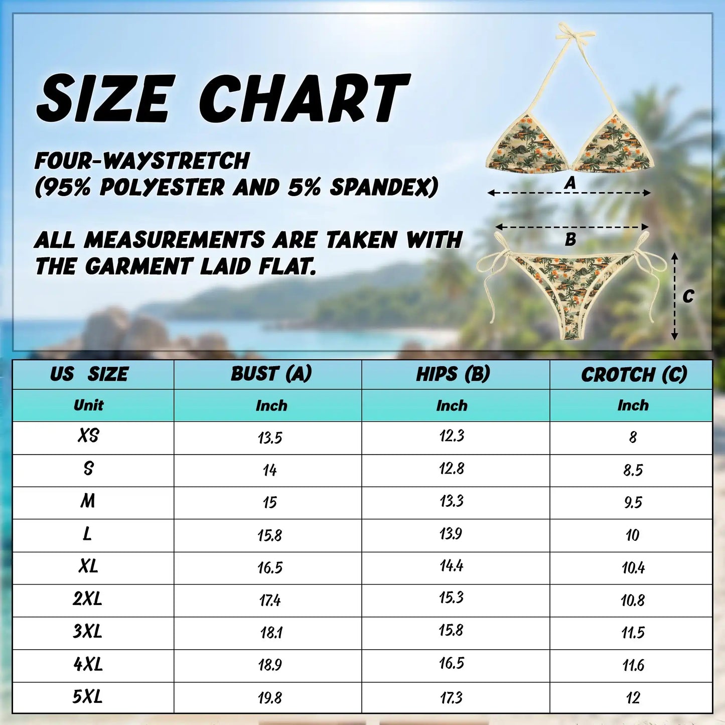 Helicopter Bikini Set for Women, Two Piece Swimsuit, Tropical Aviation Beachwear | Azhawaiian