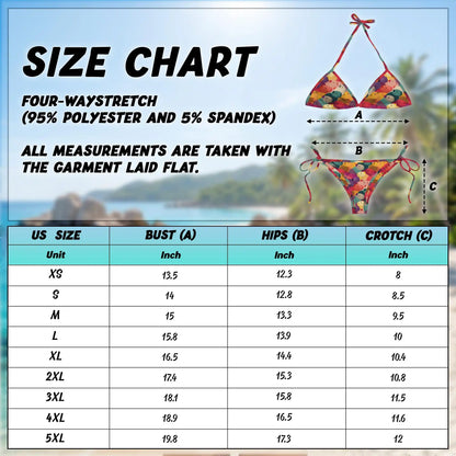 Cute Capybara Pattern Bikini Set for Women, Two Piece Swimsuit, Kawaii Animal Beachwear | Azhawaiian