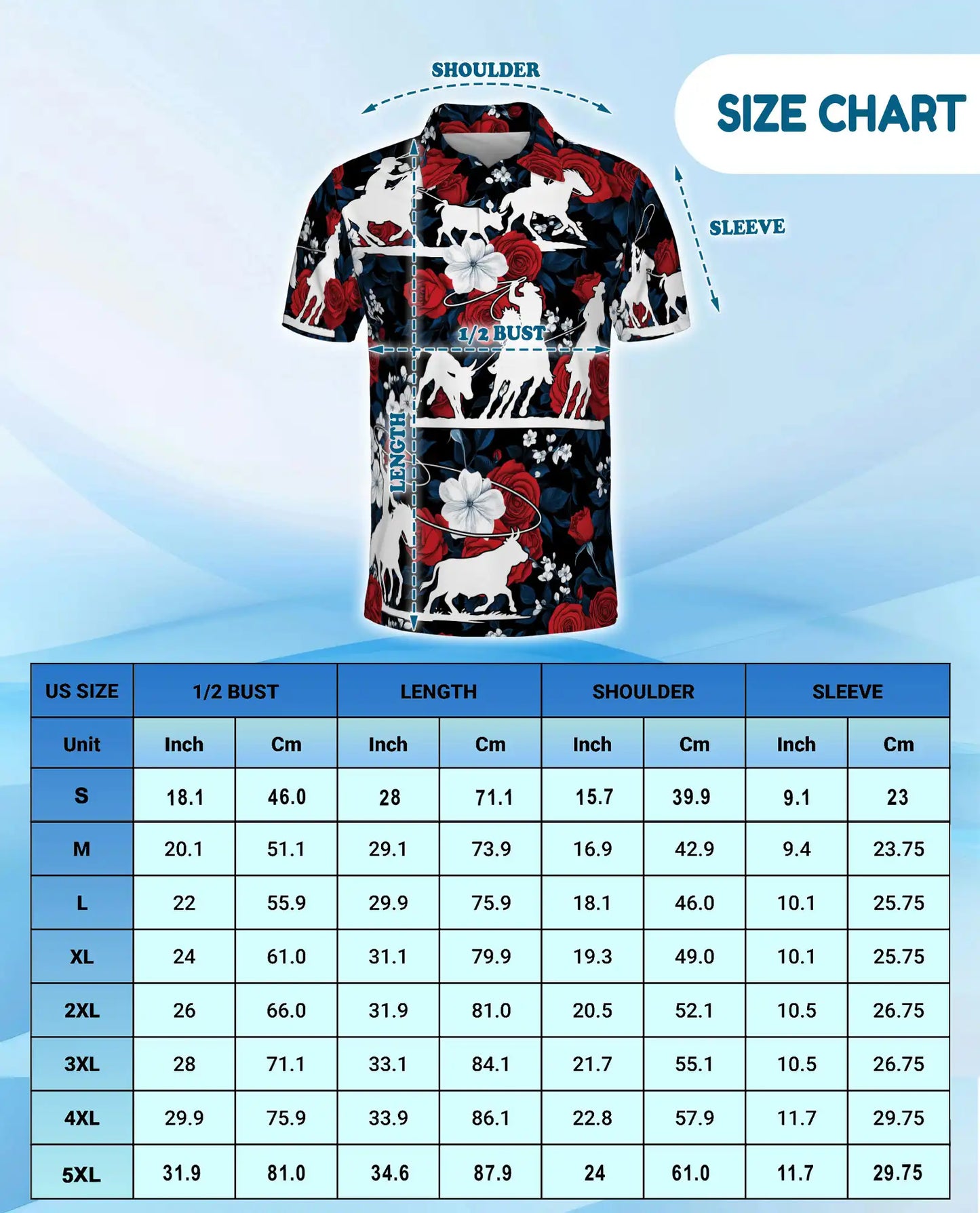 Cowboy Rodeo Bull Riding Polo Shirt for Men, Western Style | Azhawaiian