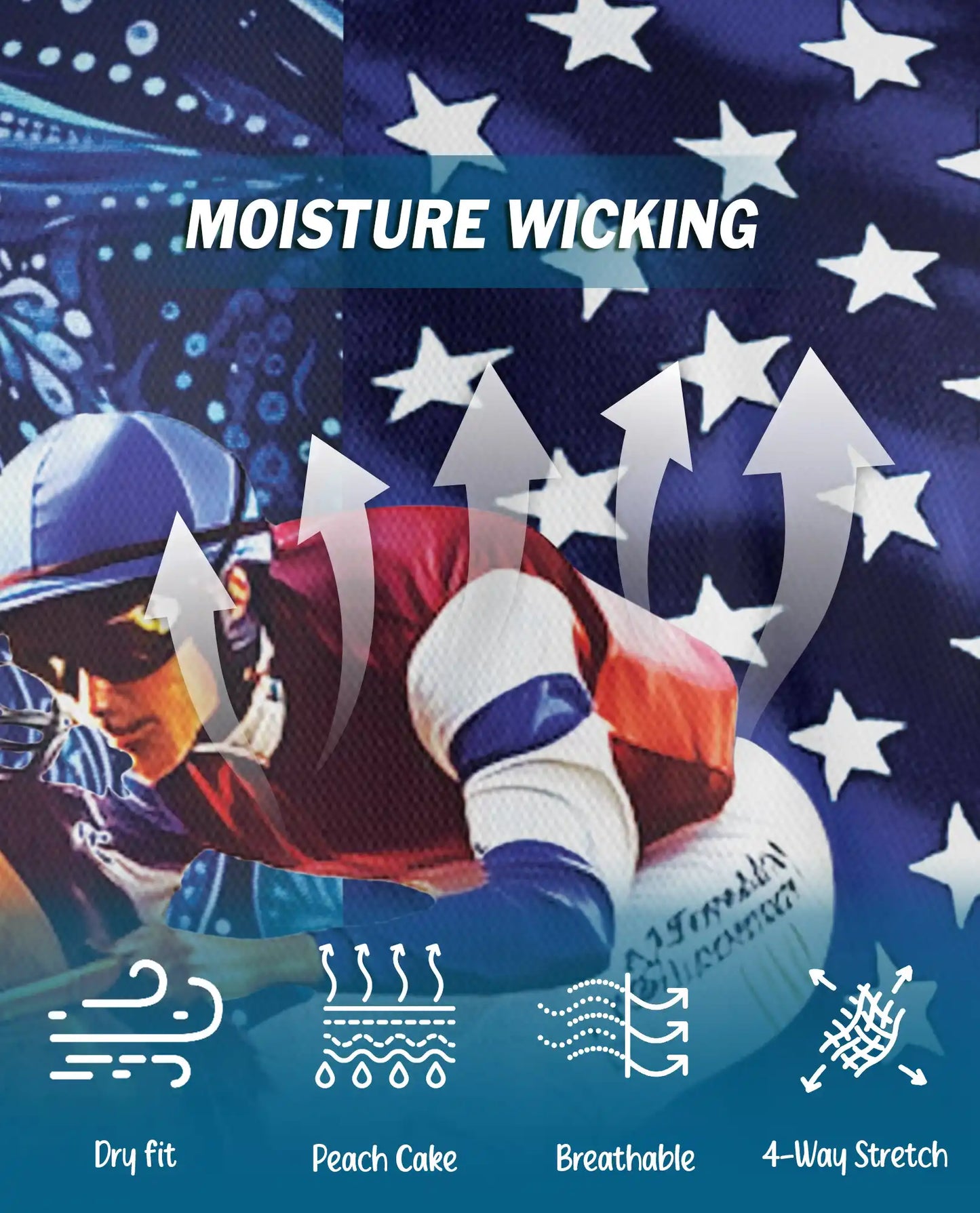 American Flag Horse Racing 3D Polo Shirt for Men | Azhawaiian