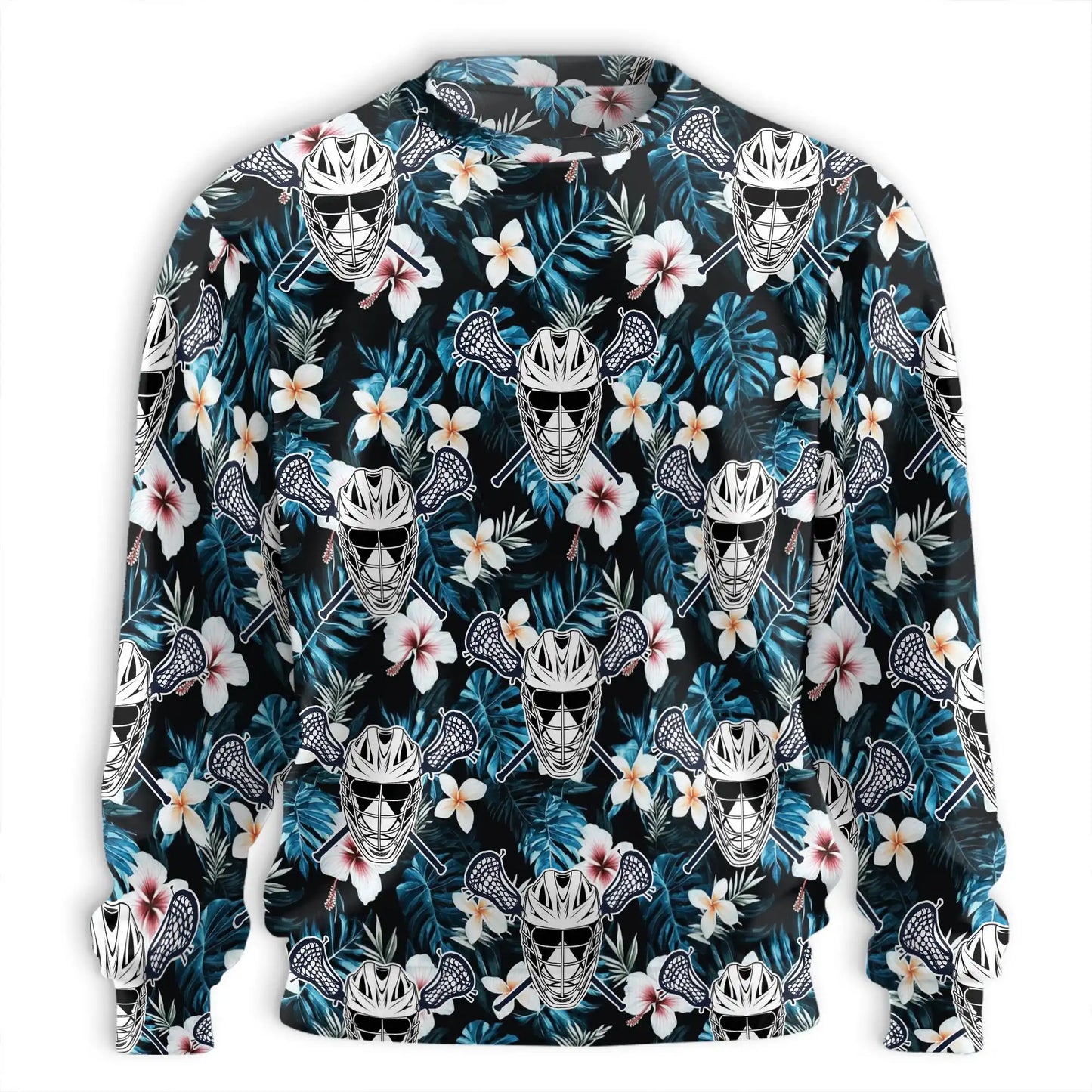 Lacrosse Tropical Floral Sweatshirt – Tropical 3D All Over Print Design
