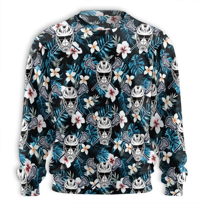 Lacrosse Tropical Floral Sweatshirt – Tropical 3D All Over Print Design
