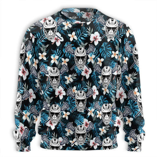 Lacrosse Tropical Floral Sweatshirt – Tropical 3D All Over Print Design