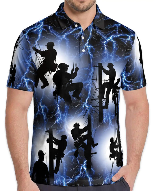 Funny Ferret Tropical Polo Shirt - Exotic Pet Hawaiian Style | Azhawaiian