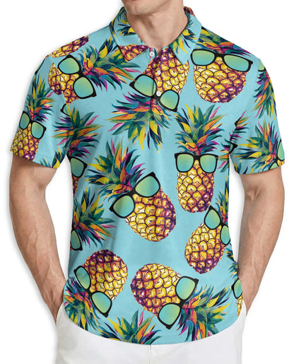 Funny Pineapple Polo Shirt | Azhawaiian