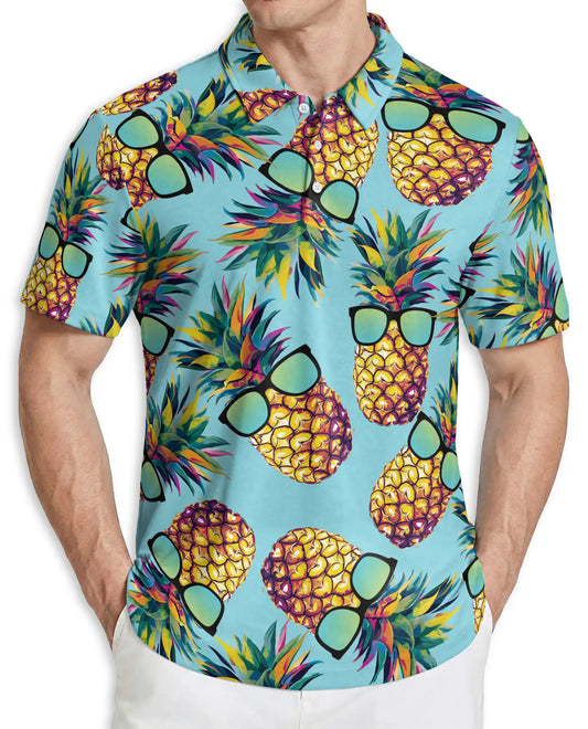 Funny Pineapple Polo Shirt | Azhawaiian