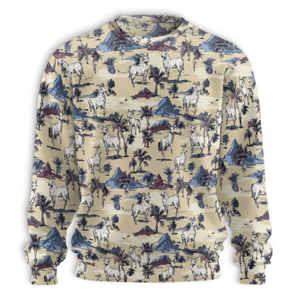 Goat Island Sweatshirt – Tropical 3D All Over Print Design
