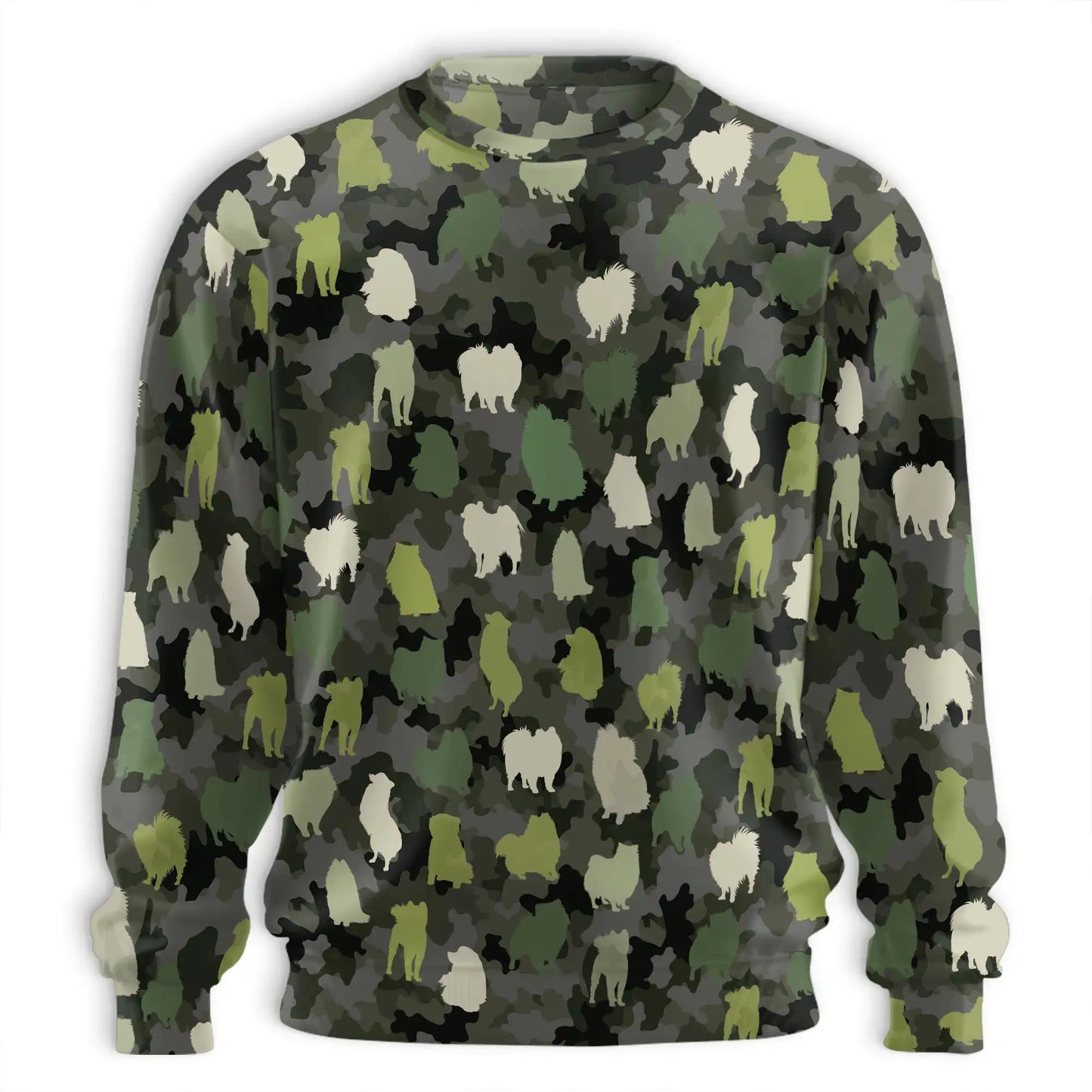 Dog Camouflage Pattern Sweatshirt – Colorful Graphic 3D All Over Print Design