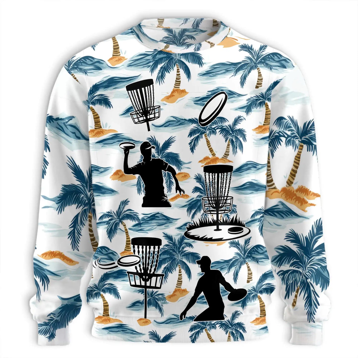 Tropical Disc Golf Sweatshirt – Tropical 3D All Over Print Design