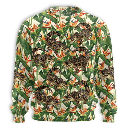Crocodile Alligator Tropical Sweatshirt – Tropical 3D All Over Print Design
