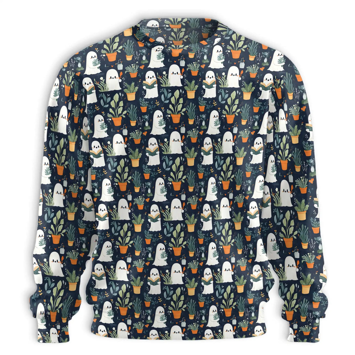 Ghost in Greenhouse Sweatshirt – Colorful Graphic 3D All Over Print Design