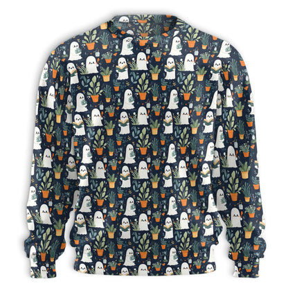 Ghost in Greenhouse Sweatshirt – Colorful Graphic 3D All Over Print Design