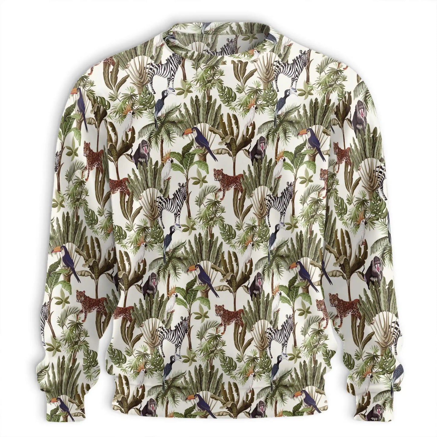 Jungle Animal Pattern Sweatshirt – Jungle 3D All Over Print Design