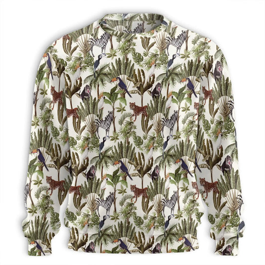 Jungle Animal Pattern Sweatshirt – Jungle 3D All Over Print Design