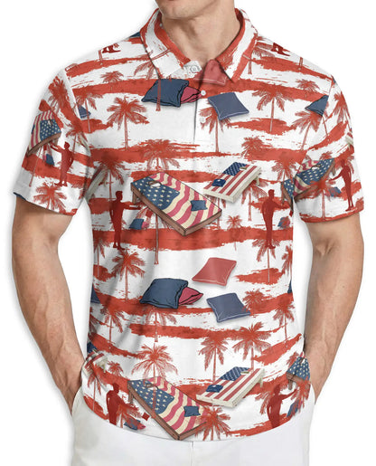 Cornhole Polo Shirt | Azhawaiian