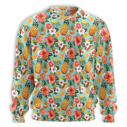 Tropical Fruits Pattern Sweatshirt – Tropical 3D All Over Print Design